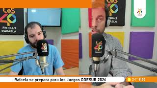 Juegos ODESUR 2026 en Rafaela  Hugo Morel [upl. by Leticia]