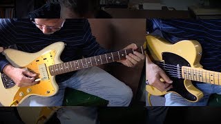 THE MUNSTERS THEME  Jazzmaster vs Telecaster [upl. by Naujid]