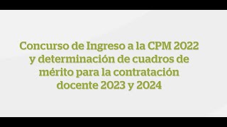 ¿Cómo inscribirse en el Concurso de Ingreso a la Carrera Pública Magisterial 2022 [upl. by Ycniuqed]