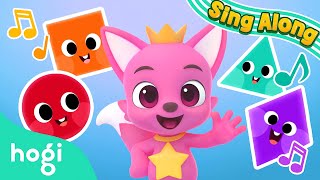 Dancing Shapes  Learn Shapes  Sing Along with Hogi 5  Shapes and Adventure  Pinkfong amp Hogi [upl. by Yelyah]