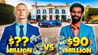 Erling Haaland vs Mohamed Salah  Lifestyle Battle [upl. by Erdnaek]