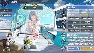 Azur Lane New Yumi Skin Talk Afternoon Teatime The Ninja Scrolls Azur Flash Collab [upl. by Raamaj670]