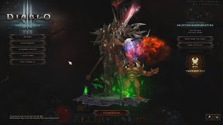 Diablo 3 273 PTR Season 26 TEST GR Push NEW Boulder Raekor Barb [upl. by Anaujait]