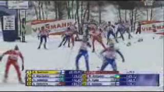 Liberec 2009 Cross Country Women 30km Part 1 Justyna Kowalczyk gold medal [upl. by Enirol]