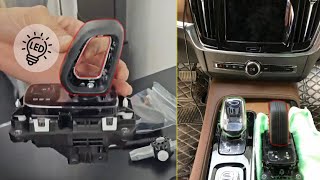 Volvo  How To CRYSTAL led GEARBOX shift KNOB install [upl. by Delanie]