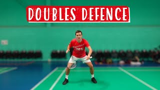 How To Defend In Doubles  The Fundamentals Of Badminton Defence [upl. by Haelak947]