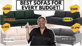 My Top 10 Favorite Sofas From Least to Most Expensive Amazon Ikea Pottery Barn Macys amp More [upl. by Lukash]