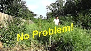 Tall Grass Mowing  FREE LT1000 Riding Lawn Mower Cutting Overgrown Grass [upl. by Habas373]