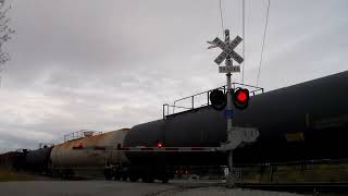 New Gate MechEBell 5th St railroad crossing in Birmingham MO [upl. by Sayed]