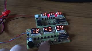 AT89C2051 clock kits Firmware and source code for threebutton variety [upl. by Buerger603]