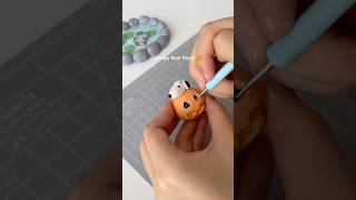 making a snoopy desk friend with clay clayart sculpting polymerclay [upl. by Sharleen805]