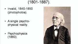 Gustav Fechner and Psychophysics HPsy 44 [upl. by Anirazc610]