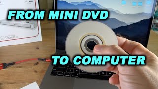 How to transfer Mini DVD videos to a computer [upl. by Nyleuqaj]