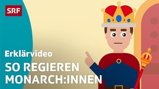 Monarchie als Regierungsform – einfach erklärt  Kindervideos  SRF Kids [upl. by Eirrotal805]