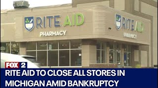 Rite Aid store closures set to impact Michigan [upl. by Hniht520]