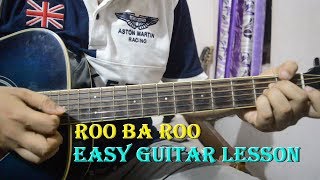 Roobaroo  Easy Guitar Lesson  RDB AR Rahman [upl. by Ivzt]