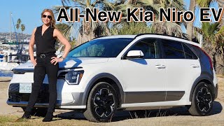 AllNew 2023 Kia Niro EV review  More range and loaded with features [upl. by Lori]