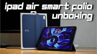 iPad Air Smart Folio Marine Blue Unboxing [upl. by Whitby]