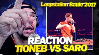 NOT MIKE JACK TIONEB vs SARO  GRAND BEATBOX LOOPSTATION BATTLE 2017 FINAL LIVE REACTION [upl. by Prady]