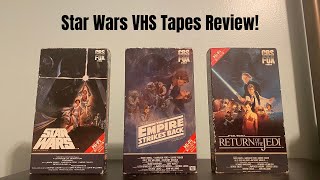 Star Wars VHS Tapes Review [upl. by Ahsenwahs]