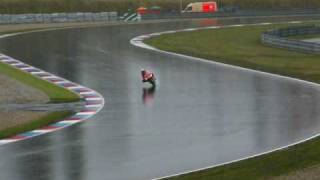 Moto Gp BRNO 2008 powerslide in wet practice by jarsoon [upl. by Monte]