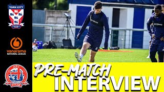 Interview Corey Reflects on Season So Far and York City Clash [upl. by Lothario]