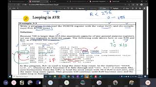 Class 24 Nested Looping Comparison bw Assembly C and Arduino Program Structure [upl. by Jerz]