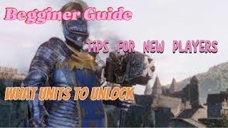 Conquerors Blade Tips for newreturning players [upl. by Quintina]