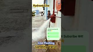 Hydrant LineFire HydrantLine Flushing Landing ValveHydrant Valve hydrantvalve hydrantflushing [upl. by Skye198]