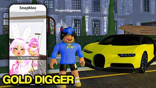 EXPOSING GOLD DIGGERS IN ROBLOX SNAPCHAT [upl. by Anorahs745]