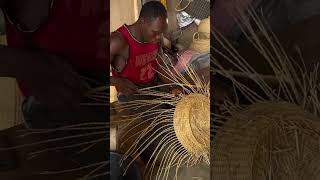 Woven Basket🧺 Ghana 🇬🇭 ghanatravel [upl. by Nomae]