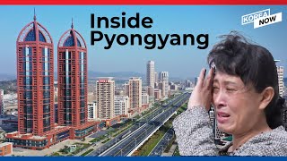 Tour of North Korea’s “new town” in Pyongyang with buildings shaped like missiles [upl. by Gona]