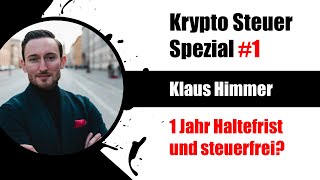 Steuerfrei nach nur einem Jahr HODLN  Krypto Steuer Spezial 1 [upl. by Shields]