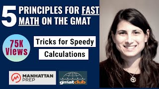 GMAT Club Live 5 Principles for Fast Math on the GMAT [upl. by Gylys]