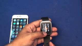 Asus Zenwatch connected to Iphone 6S [upl. by Tierney]