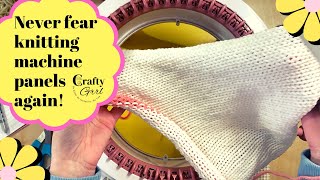 Tips for Perfect Panels on a circular knitting machine knittingmachine [upl. by Elleraj]