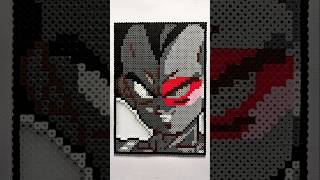 Hago cuadro de VEGETA en pixel art Hama beads perler beads Manualidades Dragon Ball [upl. by Noonberg]