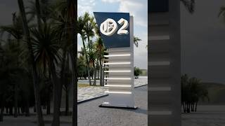 pylon SIGNAGE DESIGN  signmaker signmaking 3d 3danimation 3dart 3dmodeling sign signideas [upl. by Zeuqirdor663]