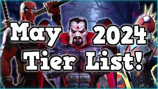 May 2024 Tier List New Surprise Placements  Marvel Contest of Champions [upl. by Scrogan793]