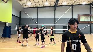 Gock Cobblers Vs HUNG  Division 1  Manningham Volleyball  061024 [upl. by Brass]