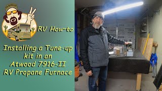 Installing a tuneup kit in an Atwood 7916II RV propane furnace [upl. by Annid]