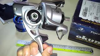 Okuma TRIOSURF TS6000 or Okuma TXA60 Trio Rex Arena Surf Spinning Reel [upl. by Skipper]