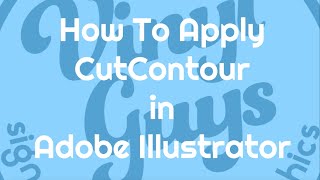 How to apply Roland CutContour in Adobe Illustrator [upl. by Josy]