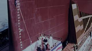 Launching of The SS France 1960 [upl. by Hestia376]