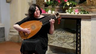 J S Bach  Prelude No 1 in C major BWV 846  Evangelina Mascardi baroque lute [upl. by Nytsirc]