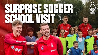 HARRY TOFFOLO amp RYAN YATES  SURPRISE SOCCER SCHOOL VISIT [upl. by Rebba]