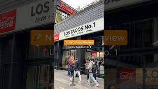 🌮Reviewing Los Tacos No1 📍NYC lostacosno1 nyceats nycfood nycfoodie nyctacos [upl. by Trebliw]