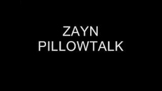 Zayn Malik  Pillow Talk Lyrics Video fast tempo [upl. by Anirbak]