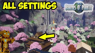 Minecraft Biomes O’ Plenty SETTINGS Full Guide  Minecraft Biomes O’ Plenty how to setup settings [upl. by Touber616]