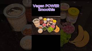 VEGAN POWER SMOOTHIE vegan healthy vitamins gesund power smoothie [upl. by Surtemed]